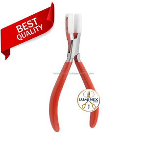 คีมดัดวงแหวนสแตนเลสคุณภาพสูง ปากไนลอนรูปตัววี ปรับขนาดได้ สำหรับทำเครื่องประดับและขัดเงา - Product Image 6