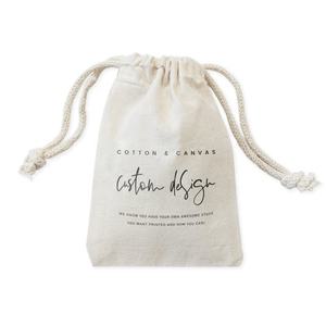 Élégant sac à cordon en coton 100% original avec logo style pliant meilleur prix sacs-cadeaux pour les fonctions de mariage - Product Image 2