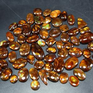 พลอยอะเกตแบบเรียบลายไฟสไตล์เม็กซิกันอัญมณีหลวมอัญมณี400.00กะรัตมีทุกขนาดให้เลือก - Product Image 1