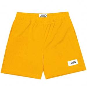 <b>Men's</b> Summer Quick Dry Hot <b>Shorts</b> Sports Training Fitness Beach Street Wear with Breathable Mesh Elastic Waist Knitted Weaving - Product Image 5