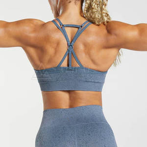 Customized Logo Women's Sports <b>Bra</b> New Style Yoga Wear <b>Plus</b> <b>Size</b> Seamless with Front Logo Lightweight for Sale - Product Image 4