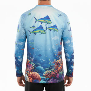 Camisetas de Manga Larga para Hombre, Sublimadas, Tejidas, Ecológicas, Transpirables, Duraderas, con Estampados para un Uso Prolongado - Product Image 2