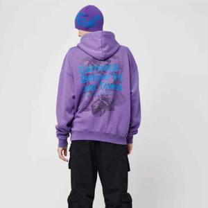 Custom OEM ODM Streetwear Sudaderas con capucha para los hombres de peso pesado Jersey de algodón con el logotipo de estilo urbano unisex a granel - Product Image 5