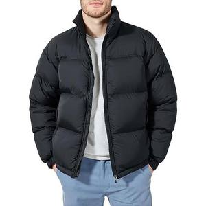Chaqueta Acolchada Personalizada de Estilo Urbano para Hombre, Chaqueta de Invierno Sólida para Hombre, Chaqueta Acolchada de Moda para Exteriores, Chaquetas para Hombre en Venta - Product Image 4