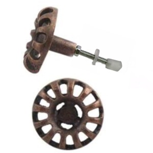 Venta caliente perillas de flores antiguas de cerámica de hierro fundido cajón manija del Gabinete tiradores industriales para cocina dormitorio armario tocador - Product Image 2