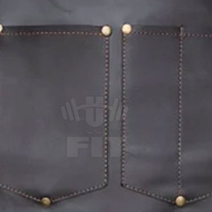 Tablier de soudeur en cuir de vachette de qualité supérieure, conception de sécurité industrielle, vente en gros, MOQ, tablier de protection pour soudeurs - Product Image 3