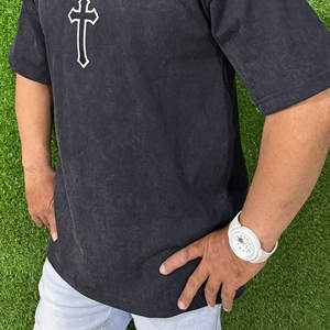 Nouveauté T-shirt léger en coton pour hommes et adultes, tissu tricoté confortable et ajusté, vente en ligne - Product Image 5