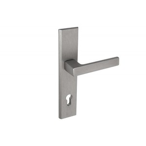 <b>Door</b> <b>Handle</b> Estima E330 92 PZ, plate 50 mm, inox - Product Image 1