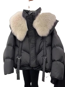 แจ็กเก็ตสั้นคอปกขนสัตว์วินเทจแฟชั่นเกาหลีใหม่เสื้อนอกเสื้อคลุมขนสัตว์สีขาวเสื้อสเวตเชิ้ตขนปุยอบอุ่นสำหรับผู้หญิง - Product Image 2