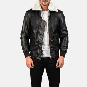 Chaqueta de Invierno Casual Acolchada de Lona y Cuero Genuino, Color Personalizado, Resistente al Viento, Grosor Estándar, Unisex, Cuello Camisero - Product Image 4