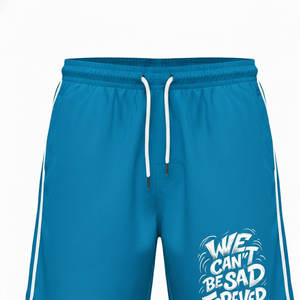 Shorts de plage décontractés en satin pour hommes, taille haute, avec cordon de serrage, séchage rapide, légers et confortables, parfaits pour la natation et les sorties estivales - Product Image 3