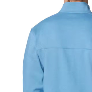 เสื้อสเวตเชิ้ตแบบซิป 1/4  คุณภาพสูง ผลิตจากโพลีเอสเตอร์ แขนยาว สีพื้น ใส่ได้ทั้งชายและหญิง เหมาะสำหรับฤดูใบไม้ร่วง เป็นมิตรกับสิ่งแวดล้อม ระบายอากาศได้ดี  รับสกรีนโลโก้ตามแบบ - Product Image 6