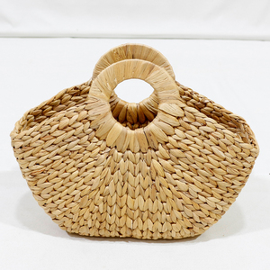 Bolsos de Mano Artex Dong Thap Tejidos a Mano con Lana, Estilo Boho Ecológico, Cierre Abierto, Vietnam - Product Image 6