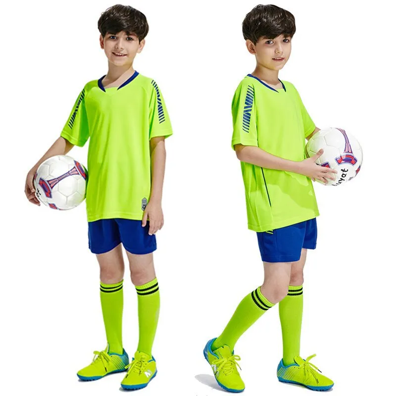 Maglie da calcio personalizzate per bambini imposta uniformi da calcio per ragazzi e ragazze abbigliamento sportivo per bambini uniformi da allenamento per calcio per bambini