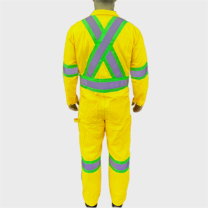 Combinaisons de travail réfléchissantes sur mesure en gros, vêtements de travail haute visibilité, combinaison haute visibilité avec matériaux de qualité supérieure, logo personnalisé, taille - Product Image 5