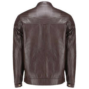 Chaqueta de Cuero Genuino para Hombre y Unisex, Diseño Nuevo HSI, Ecológica, Resistente al Viento, para Invierno, Elegante, en Varios Colores, Precio - Product Image 3