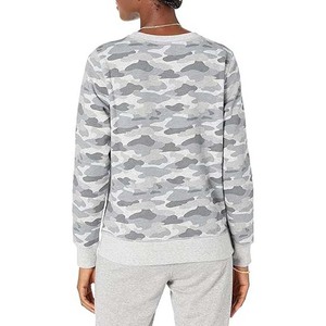 Pullover <b>Plain</b> Crewneck Women's <b>Sweatshirt</b> Clothing Breathable 2025 Wholesale Custom OEM Design Women's Casual Wear <b>Sweatshirts</b> - Product Image 3