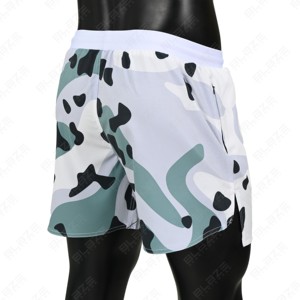 กางเกงขาสั้นออกกำลังกายเล่นยิมสำหรับผู้ชายกางเกงขาสั้นวิ่งแห้งเร็วมีซิปกระเป๋าใส่โทรศัพท์มือถือพิมพ์โลโก้ได้ตามต้องการ - Product Image 2