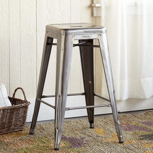 Silla de Café TOLIX de Diseño Industrial en Gris Carbón - Product Image 2