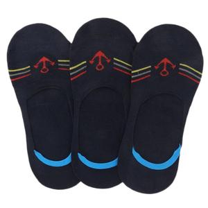 Lot de 3 chaussettes mocassins pour hommes (Z260) - Bleu marine - Product Image 1