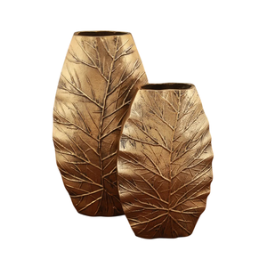 Arte artesanal de alta calidad, decoración del hogar, jarrón de mesa, florero de Metal dorado antiguo o Decoración de mesa para el hogar y la boda - Product Image 3