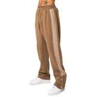 Pantalons de survêtement pour hommes, lavés, faible MOQ, molleton lourd, coupe droite, jambe extrêmement large, logo personnalisé, pantalons de jogging pour hommes