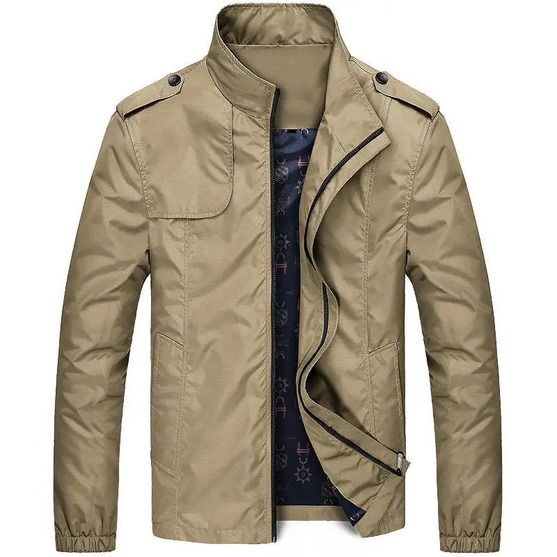 Veste homme grande taille vêtements d'extérieur automne printemps coupe-vent hommes manteau modèle en gros vêtements pour hommes