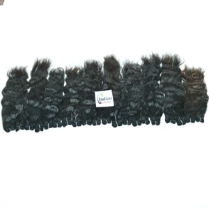 Extensions de cheveux humains vierges non traités, aspect naturel brut, double trame vietnamienne, ondulées, sans traitement chimique - Product Image 3