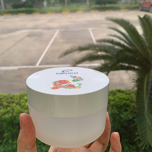 กระปุกครีมหรูหราขนาด50มล. 100มล. 200มล. พร้อมผิวสีน้ำค้างแข็งบรรจุภัณฑ์เครื่องสำอางแบบกำหนดเองพิมพ์โลโก้ - Product Image 5