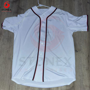 2025 Maillot de baseball pour hommes Custom Wear cousu avec des logos Maillot de baseball - Product Image 3