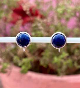 Boucle d'oreille Lapis Lazuli en argent sterling 925, belle boucle d'oreille pour femme. - Product Image 6