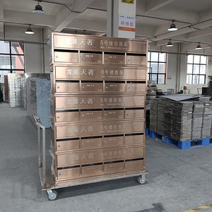 Custom Residential Cluster Mailboxes Indoor Outdoor Stainless Steel Post Letters <b>Box</b> for Commercial Apartment - Product Image 1