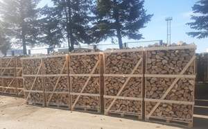 Bûches de bois d'aulne de forme carrée de 17 cm, séchées au four, à combustion longue durée, qualité chêne, fendues, économiques, liées à l'énergie, chêne séché au four - Product Image 2