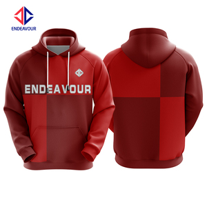 Sublimación personalizada Sudadera con capucha 100% Poliéster de punto Impresión completa para eventos deportivos de equipo personalizados - Product Image 3