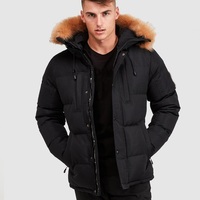 Parka d'hiver pour homme en gros Canada, grande taille 6XL, col montant long, capuche réversible, imperméable, style urbain avec logo