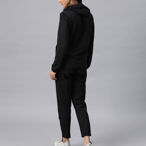 ชุดเซ็ตแทรคสูทผู้ชายแบบมีฮู้ด 2 ชิ้น สไตล์สตรีทแวร์ สำหรับฤดูหนาว สีพื้น ผ้าฝ้าย 100% แห้งเร็ว ระบายอากาศดี สินค้ามาใหม่ ขายดีที่สุดจากโรงงาน - Product Image 3