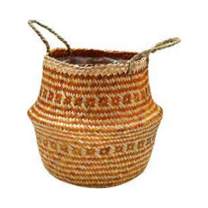 ตะกร้าหวายคุณภาพสูงรักษ์โลก พร้อมหูจับ ดีไซน์อเนกประสงค์ สีสันตามสั่ง งานฝีมือ ตะกร้าเก็บของ ผลิตในเวียดนาม - Product Image 4