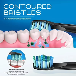 Cabezales de repuesto redondos Gap-Scan Precisions para cepillos de dientes eléctricos genéricos Oral-B, recambios al por mayor de fábrica OEM - Product Image 6