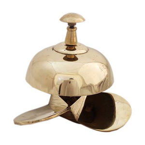 Brass <b>Desk</b> Bell Servia Ringer With Antique Finished New Design Table Decor Brass <b>Desk</b> Bell <b>Desk</b> Bell Collection <b>Gifts</b> for Sale - Product Image 2