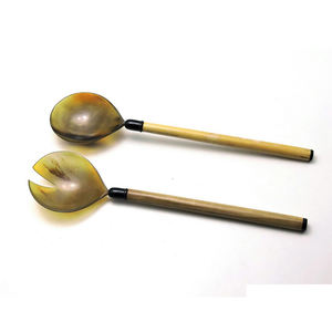 Serveur de salade en corne au design moderne 2023 fabriqué par un fabricant indien par un exportateur SCI aux prix de gros, nouveauté - Product Image 4