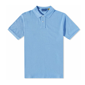 Chemises polo courtes pour hommes, unies, 180-200 GSM, 100% coton piqué, design personnalisé OEM, vente en gros au Bangladesh - Product Image 1