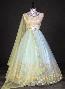 Lehenga Choli-ropa de fiesta de diseño indio y paquistaní, para mujeres y niñas - Product Image 5