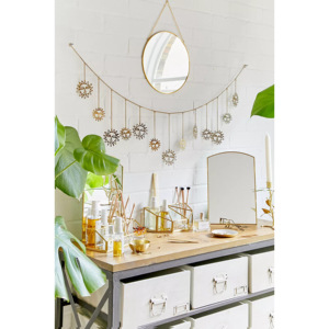 Mini joyero moderno de lujo para decoración del hogar con espejo, accesorios de maquillaje de diseñador, estante de almacenamiento y organizador - Product Image 5