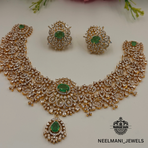 Ad Diamond Short <b>Necklace</b> Elegant and Luxurious Accessory - Product Image 5