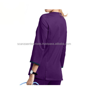 Tenues d'hôpital unisexes d'été, ensembles de blouses, tissu en polaire écologique, confortable, doux, lavage à la main, lavage en machine, médecins, infirmières - Product Image 6