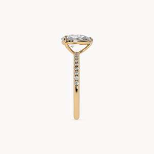 Anillo de compromiso Rome Pav de 0.50 quilates, talla 50 - Product Image 4