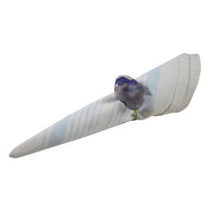 Purple Colored Agate Napkin Ring Inspired Napkin Holder for Home Hotel Restaurant <b>Party</b> <b>Table</b> Dining Top Decors Stocked Product - Product Image 6
