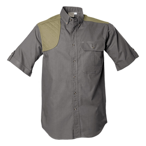 Chemise de tir en plein air respirante personnalisée 100% coton pour hommes, séchage rapide, légère, évacuation de l'humidité, performance sportive, entraînement - Product Image 1