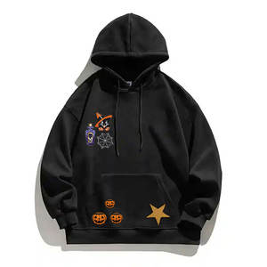 Sudadera con capucha para hombre con parches bordados de fabricante pakistaní con tarifa al por mayor, Sudadera con capucha para hombre de color sólido para exteriores - Product Image 2