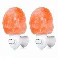 Anwar enterprises Mini Natural Crystal Pink Himalayan Salt Wall <b>Lamp</b> Hand-Carved Air Purifying Home Decoration Craft - Product Image 2